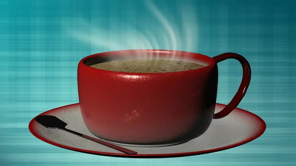 3d tasse de rendu de café — Photo