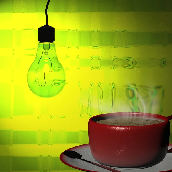 3D рендеринг чашки кофе — стоковое фото