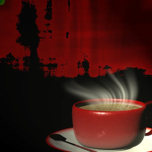 3D-rendering kopje koffie — Stockfoto