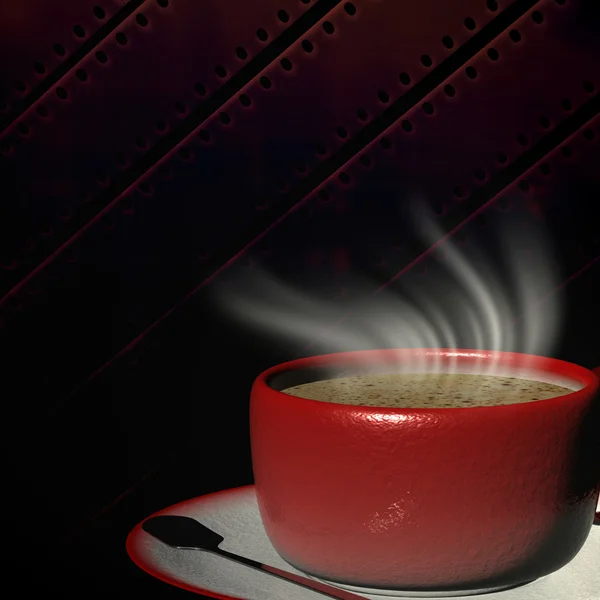 3d rendering Cup of coffee — Stock Photo, Image