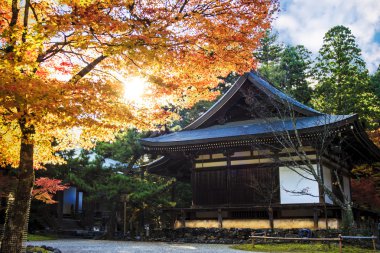 Jingo-ji is a Buddhist temple in Kyoto clipart