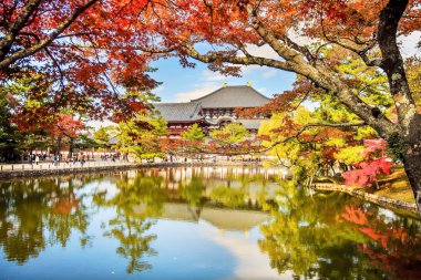 ahşap kule-ji Tapınağı nara Japonya'nın en büyük te olduğunu