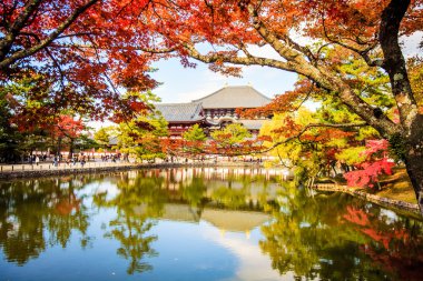 ahşap kule-ji Tapınağı nara Japonya'nın en büyük te olduğunu