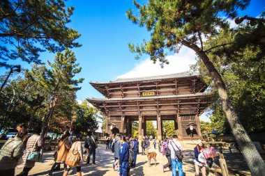 ahşap kule-ji Tapınağı nara Japonya'nın en büyük te olduğunu