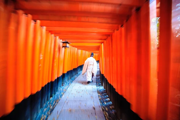 Świątynia Fushimi Inari Taisha w Kioto, Japonia — Zdjęcie stockowe