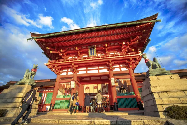 Fushimi Inari Taisha szentély Kiotóban, Japánban — Stock Fotó