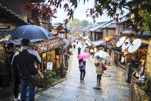 清水寺门在京都，日本 — 图库照片