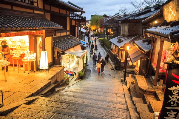 清水寺门在京都，日本 — 图库照片