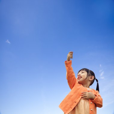 Şirin küçük kız.