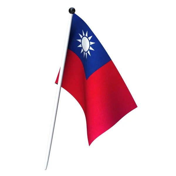 Flagga taiwan — Stockfoto