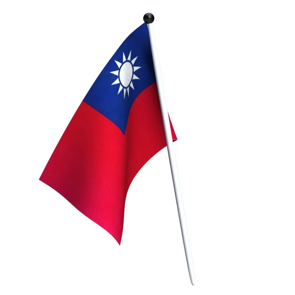 Флаг Тайваня — стоковое фото