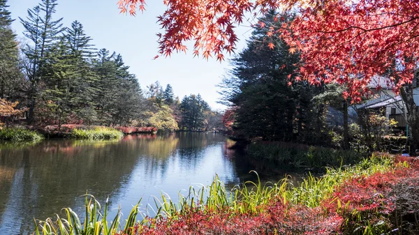 Karuizawa Kitasaku bölgesinde bir şehirdir — Stok fotoğraf