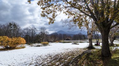 Matterhorn kış manzarası