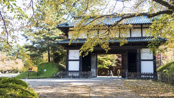 Close-up in Kasteel Hirosaki. — Stockfoto