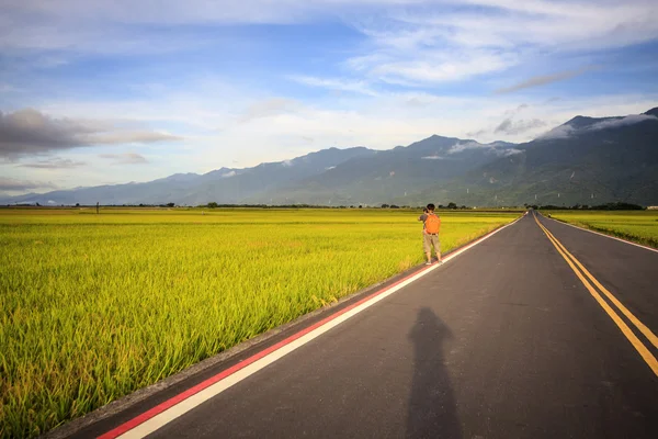 La belleza de las tierras de cultivo en Taitung Taiwán —  Fotos de Stock