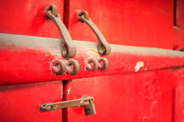 Close up of antique cabinet — Stock Photo, Image