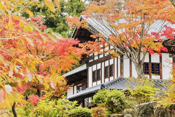 Kasumiga-ike vijver bij Kenrokuen tuin in Kanazawa — Stockfoto