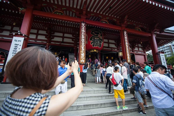 Senso-ji Tapınağı, Asakusa, Tokyo, Japonya — Stok fotoğraf