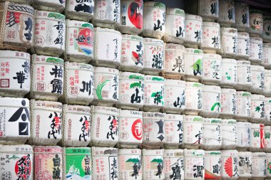 Meiji Tapınağı Shibuya içinde Tok, geleneksel bağışlanan iyiliği varil