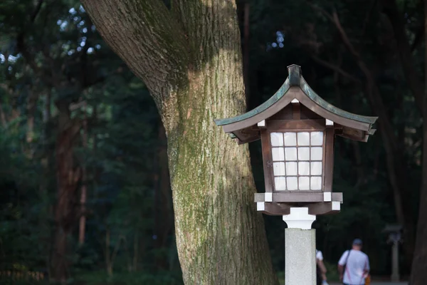 Lampa i temple, Japan — Stockfoto