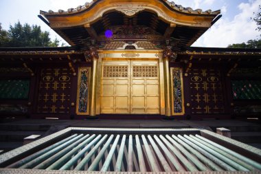 İnsanlar Tosho-gu tapınak üzerinde 15 Ağustos 2015 yılında Nikko, Japonya ziyaret edin