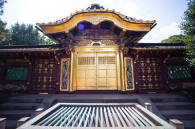 İnsanlar Tosho-gu tapınak üzerinde 15 Ağustos 2015 yılında Nikko, Japonya ziyaret edin
