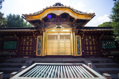 İnsanlar Tosho-gu tapınak üzerinde 15 Ağustos 2015 yılında Nikko, Japonya ziyaret edin