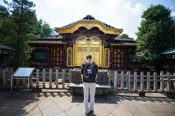 Les gens visitent le sanctuaire Tosho-gu le 15 août 2015 à Nikko, Japon — Photo