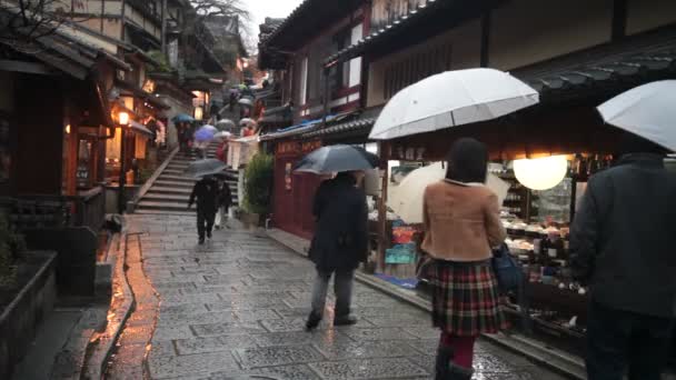 Kiyomizu-dera, officially Otowa-san Kiyomizu-dera is an independ — Stock Video
