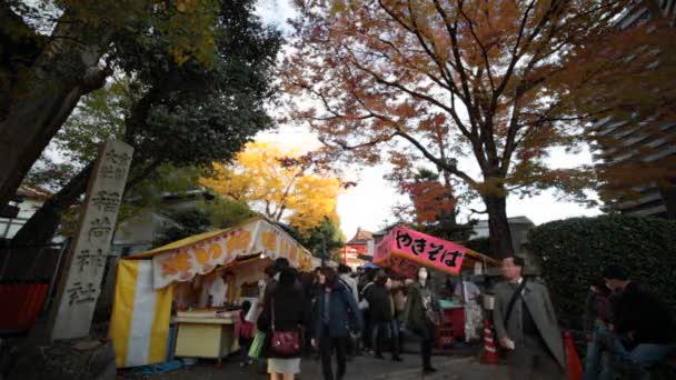 Kyoto, Japan - November 26, 2013: Fushimi Inari Taisha Shrine in Kyoto, Japan — Stock Video