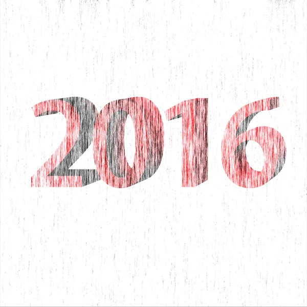 2015-2016 changement représente la nouvelle année 2016 — Photo
