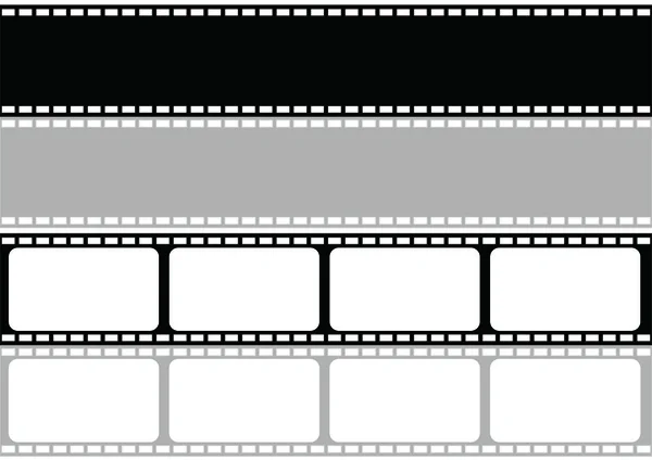 Film strip multi style illustrator — 图库照片