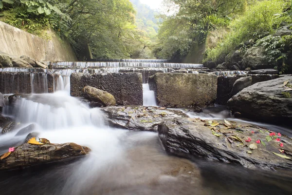 Beautiful river on north of Taiwan barrel river — Stock Photo, Image