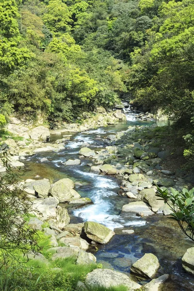 Beautiful river on north of Taiwan barrel river — Stock Photo, Image