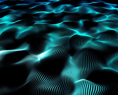 Soyut modern dalga açık renkli