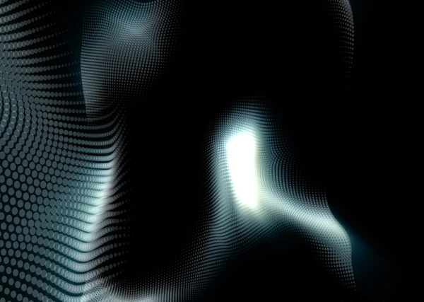 Abstrakt modern wave ljus bakgrund — Stockfoto