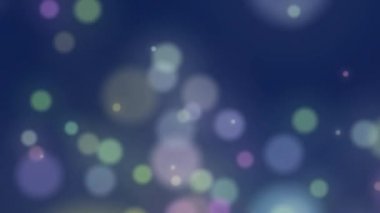 Güzel arka plan rengiyle izole ışıklar bokeh arka plan