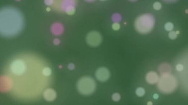 Güzel arka plan rengiyle izole ışıklar bokeh arka plan