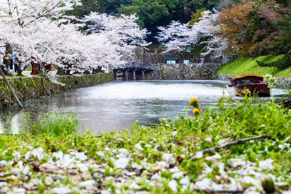 A visão de perspectiva de kyoto stree vista como pano de fundo no s — Fotografia de Stock