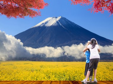 görüntü güzel fuji Dağı Japonya