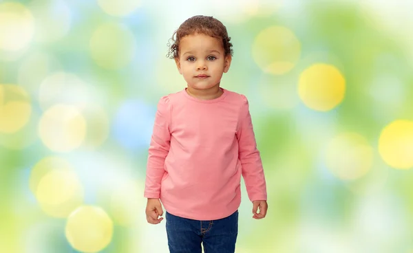 아름 다운 작은 아기 여자 초상화 — 스톡 사진