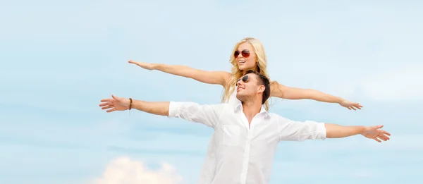 Casal em Seaside — Fotografia de Stock