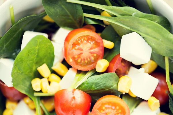 Close-up de tigela de salada vegetal — Fotografia de Stock