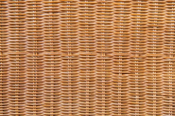 Close up of brown wicker surface background — Stock Photo, Image