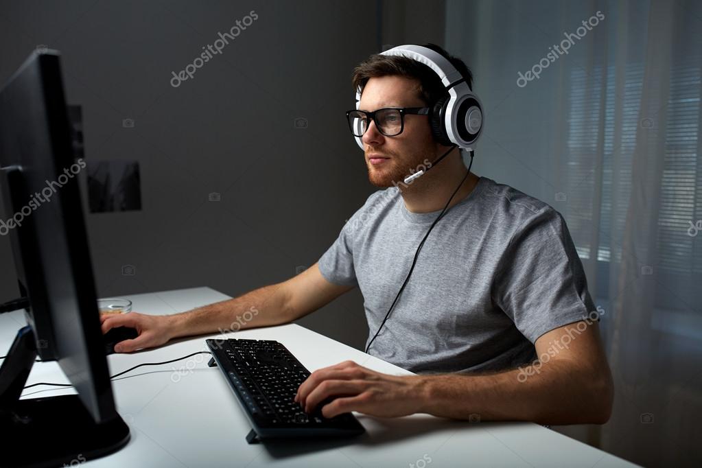 Man Playing Computer Game · Free Stock Photo