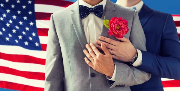 Close up of happy male gay couple — Stock Photo, Image