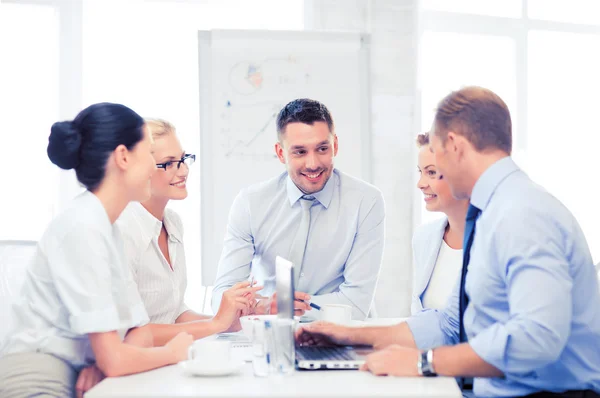 Business team having meeting in office — Stock Photo, Image