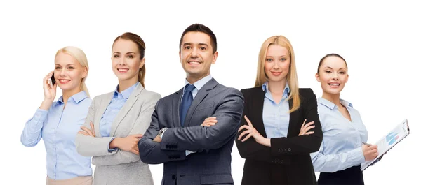 Grupo de gente de negocios feliz — Foto de Stock