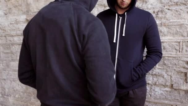 Addict Buying Dose From Drug Dealer On Street 27 Stock Video