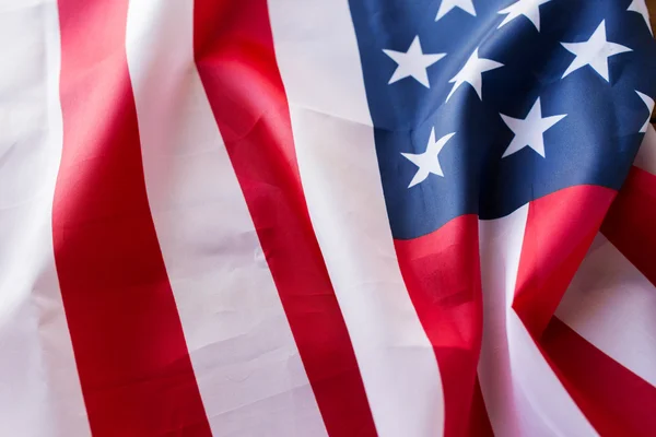 Close-up van de Amerikaanse vlag — Stockfoto